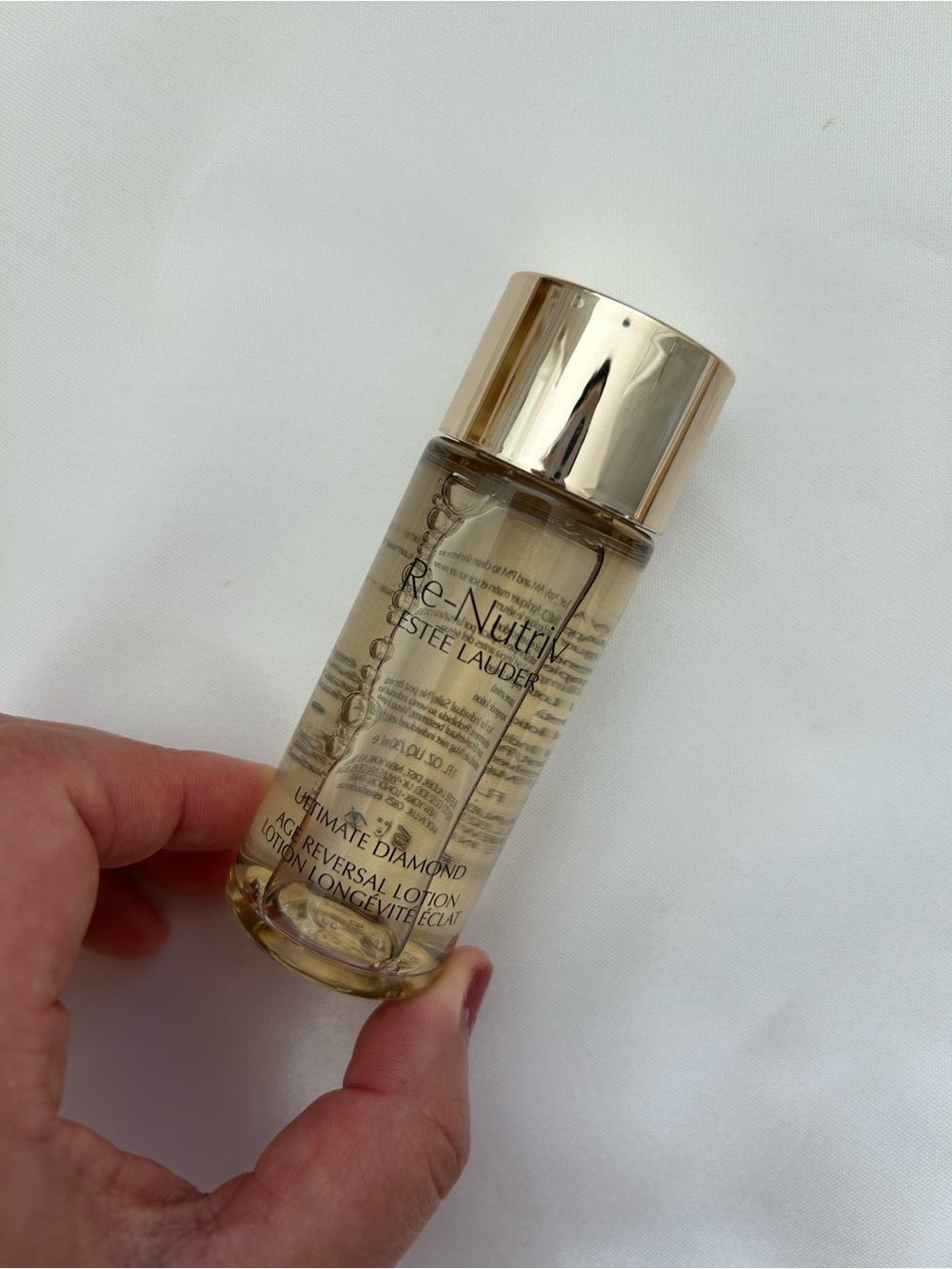 Estée Lauder Re-Nutriv lotion.